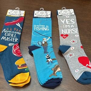 Three pairs of Socks by Primitives by Kathy LOL